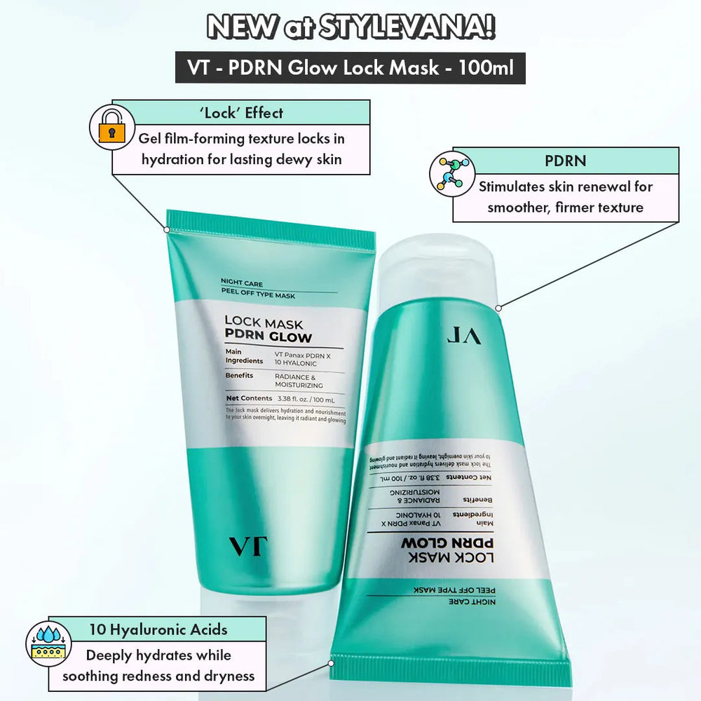 _*VT Cosmetics PDRN Glow Lock Mask 100ml*_
Made in Korea