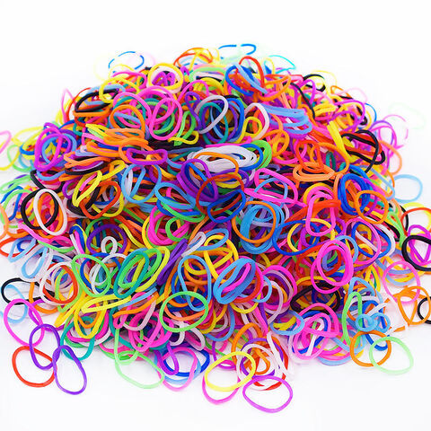200 Pcs Multi-Color Rubber Bands for Girls, Durable, High Quality Hair Accessories