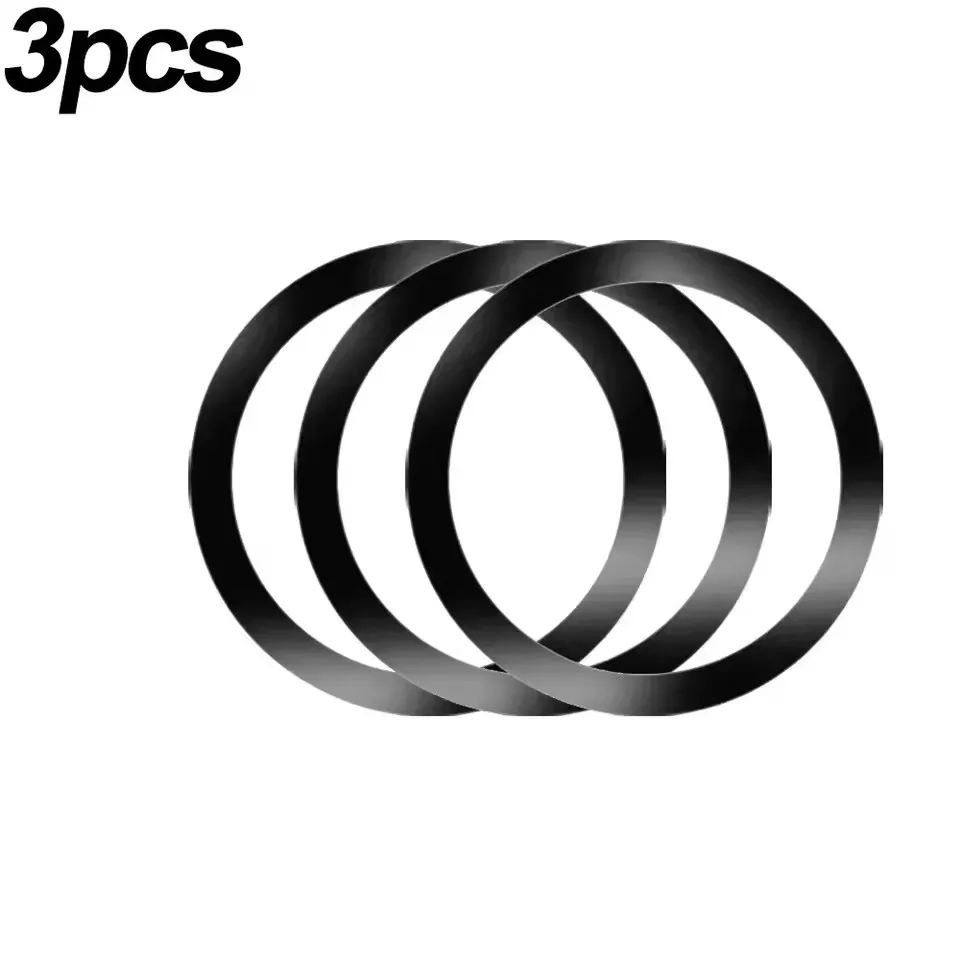 Stainless Steel Universal Magnetic Metal Plate Ring For Magsafe Wireless Charger Iron Sheet Sticker Magnet Car Phone Holder