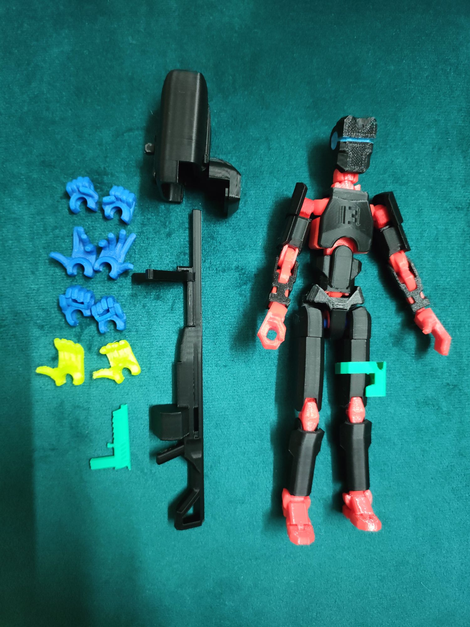 Action Toy Figure Dummy Titan 13 Articulated posable Assembled Large Size