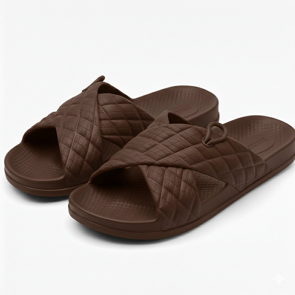 Soft Medicated Pure Rubber Casual house Slippers Non-Slip Stylish and Comfortable FlipFlops For Ladies Best for indoor use