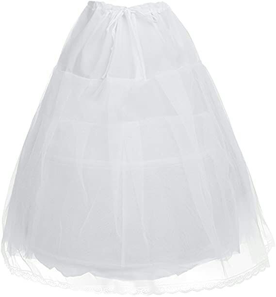 2-Layer Cancan Skirt for Lehenga, Maxi, Sharara, Frock - Available in 32 to 46 Inches Length