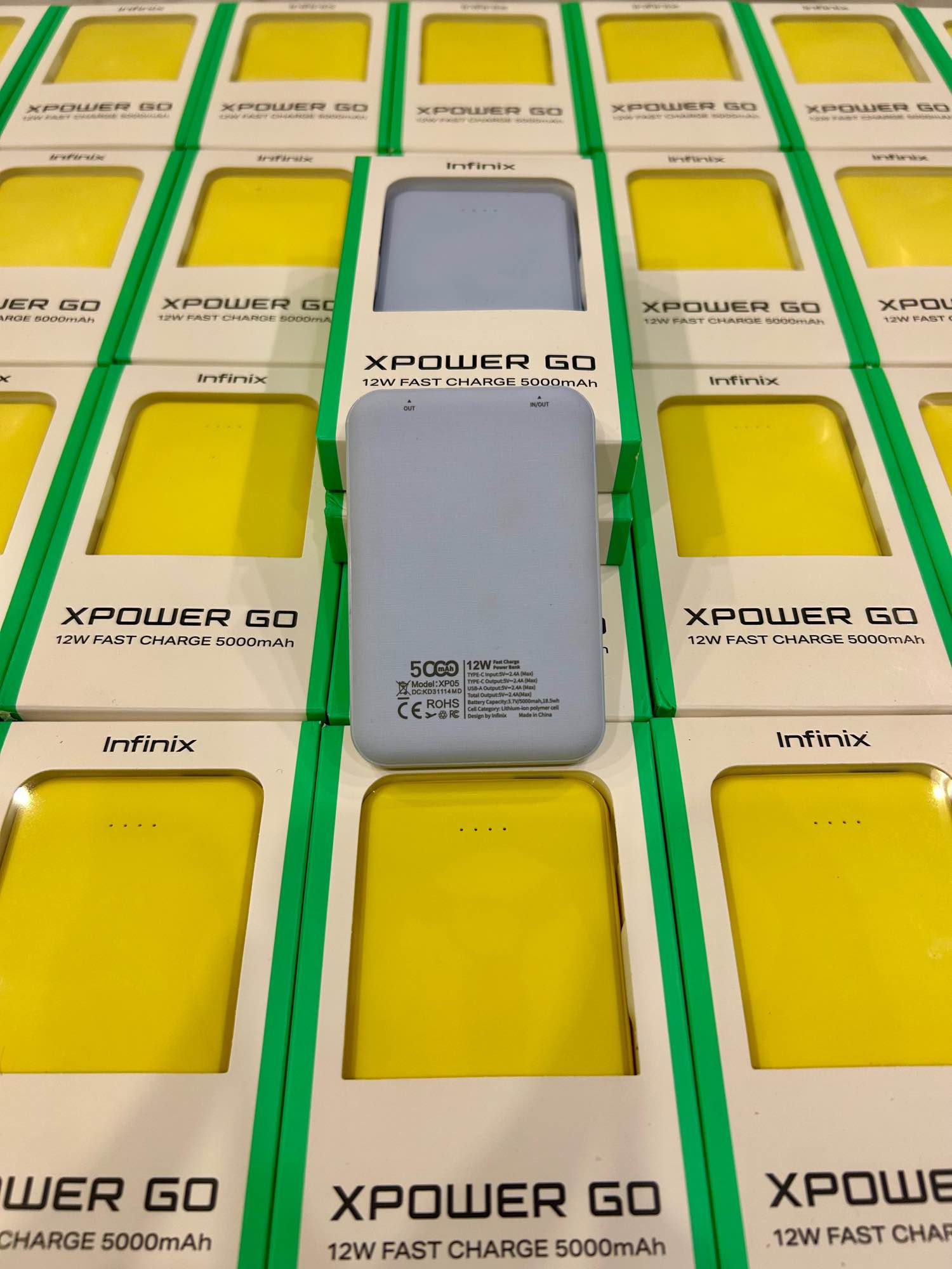XP05 5000mAh Power Bank – 20W PD Fast Charging, Type-C & USB Dual Output, Mini Portable Charger