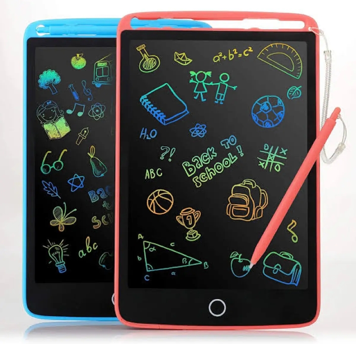 GAZA TOY MULTI  COULOR LCD Writing Tablet Electronic Slate E-writer
Digital Memo Pad Erasable Writing Board
Learning Toys And Gadgets For Educational And
Daily Life Routine Notebook Purpose - 
8.5 Inch