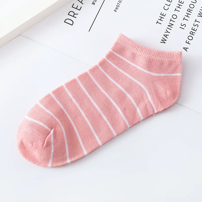 Women's Cotton Ankle Socks Pack of 5 Comfortable and Stretchable