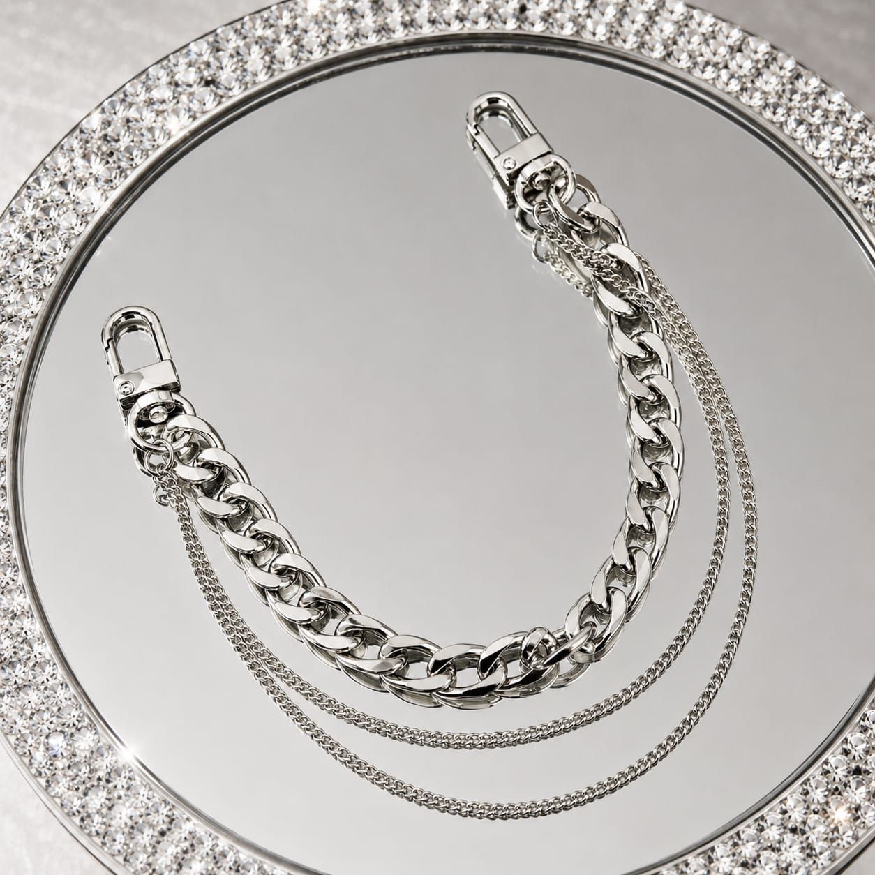 Pearl Chain Straps For Handbags - Fashion Accessories For Handbags Handles - Metal Chain Jewellery Accessories