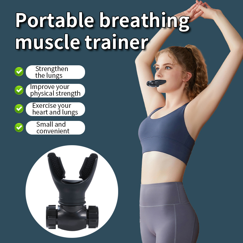 Breathing Trainer Lung Flexer Durable Fitness Exerciser Increases Lung Capacity Breath Adjustable Levels Respiratory Deep Breath