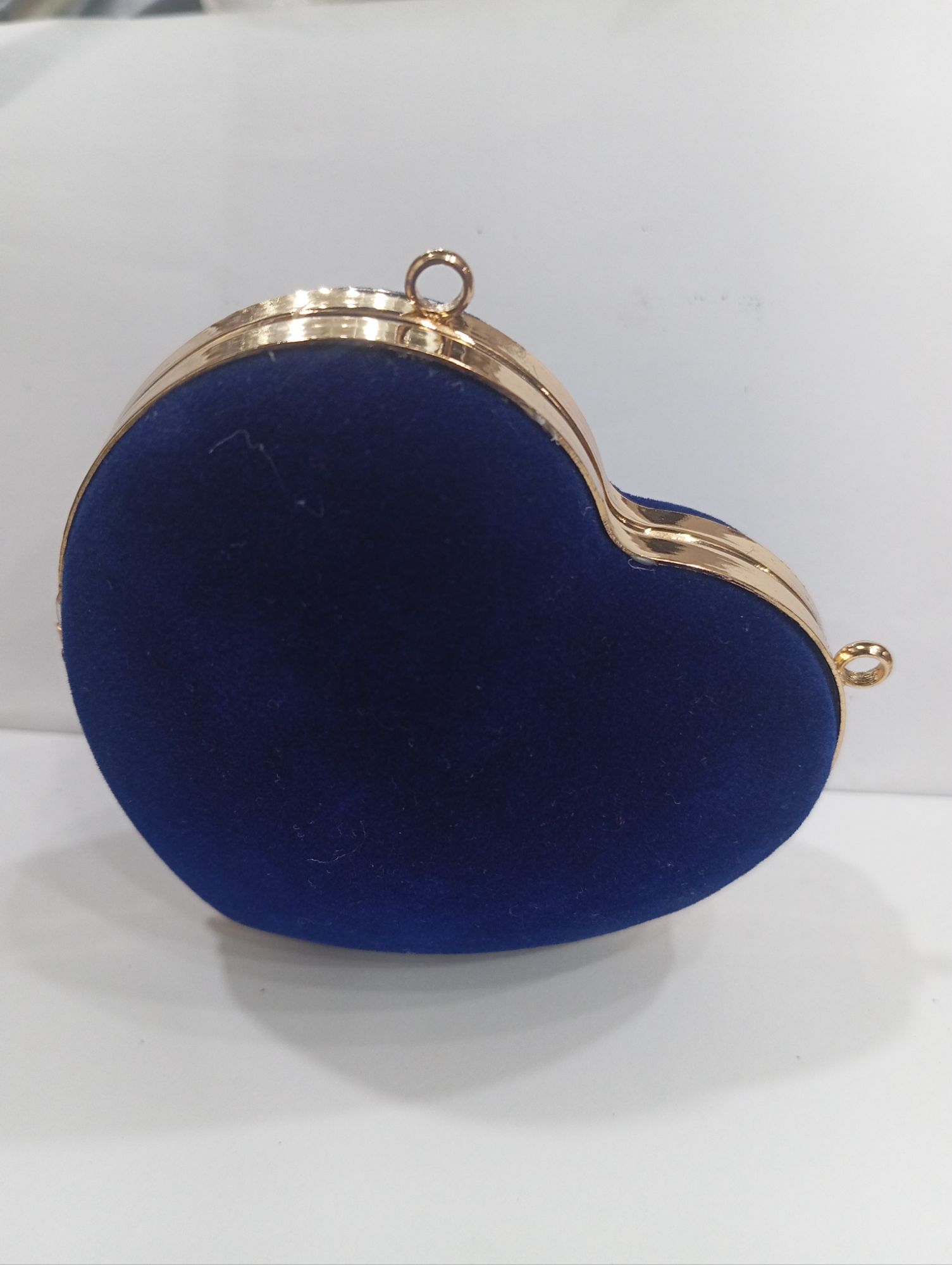 Sparkly Heart Shaped Clutch Bag – Glitter Evening Party Purse for Women