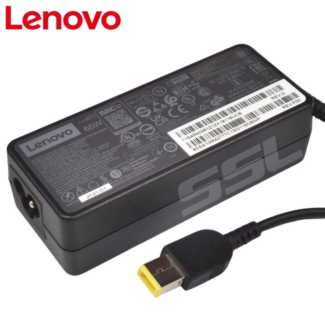 Genuine Lenovo 20V 3.25A 65W Slim Tip Laptop Charger