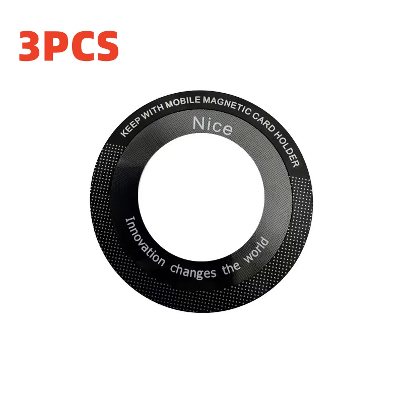 1-5pcs Magnetic Ring for Magsafe Wireless Charger Sticker Rings Magnet Desktop Car Phone Holder for IPhone 16 15 17 Android