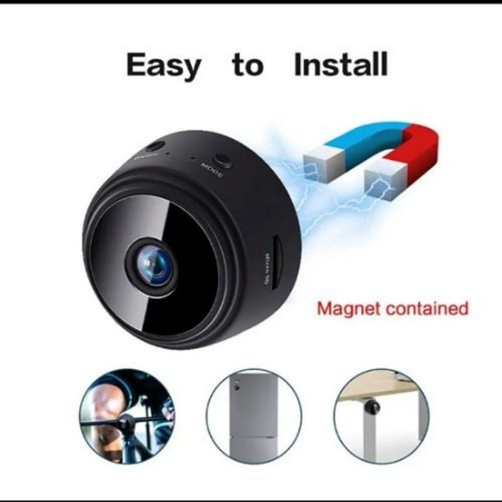 Wifi Camera Monitoring HD Mini IP camera Home Security magnetic stand DVR Sensor Wifi Cameras - Mini Camera - A9 Mini Camera || Wifi Camera  Monitoring HD || New Camera || Mini Wifi Camera || Home Security DVR Sensor Wifi Cameras with V38 APP