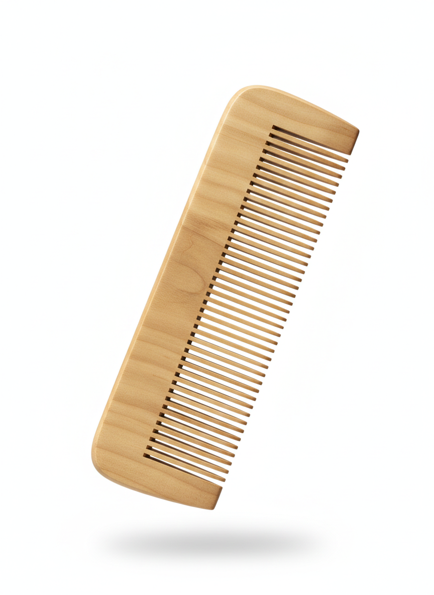 Wooden Hair Comb – Static-Free, Frizz-Control, For All Hair Types Men & Women