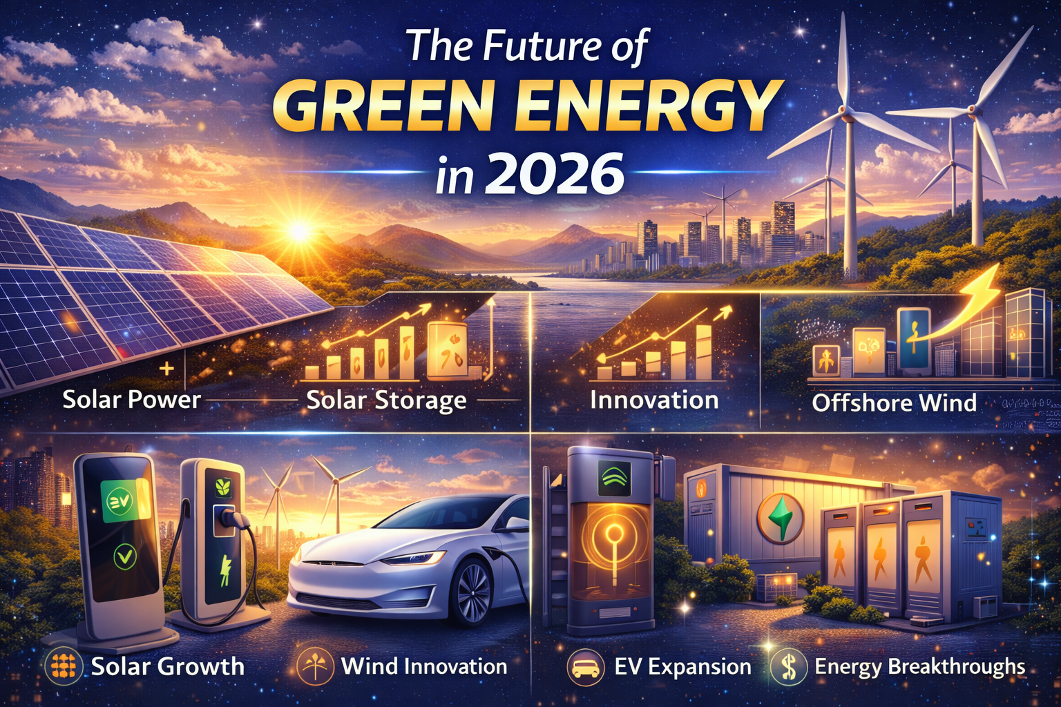 The Future of Green Energy in 2026 – Renewable Power Driving a Sustainable World
