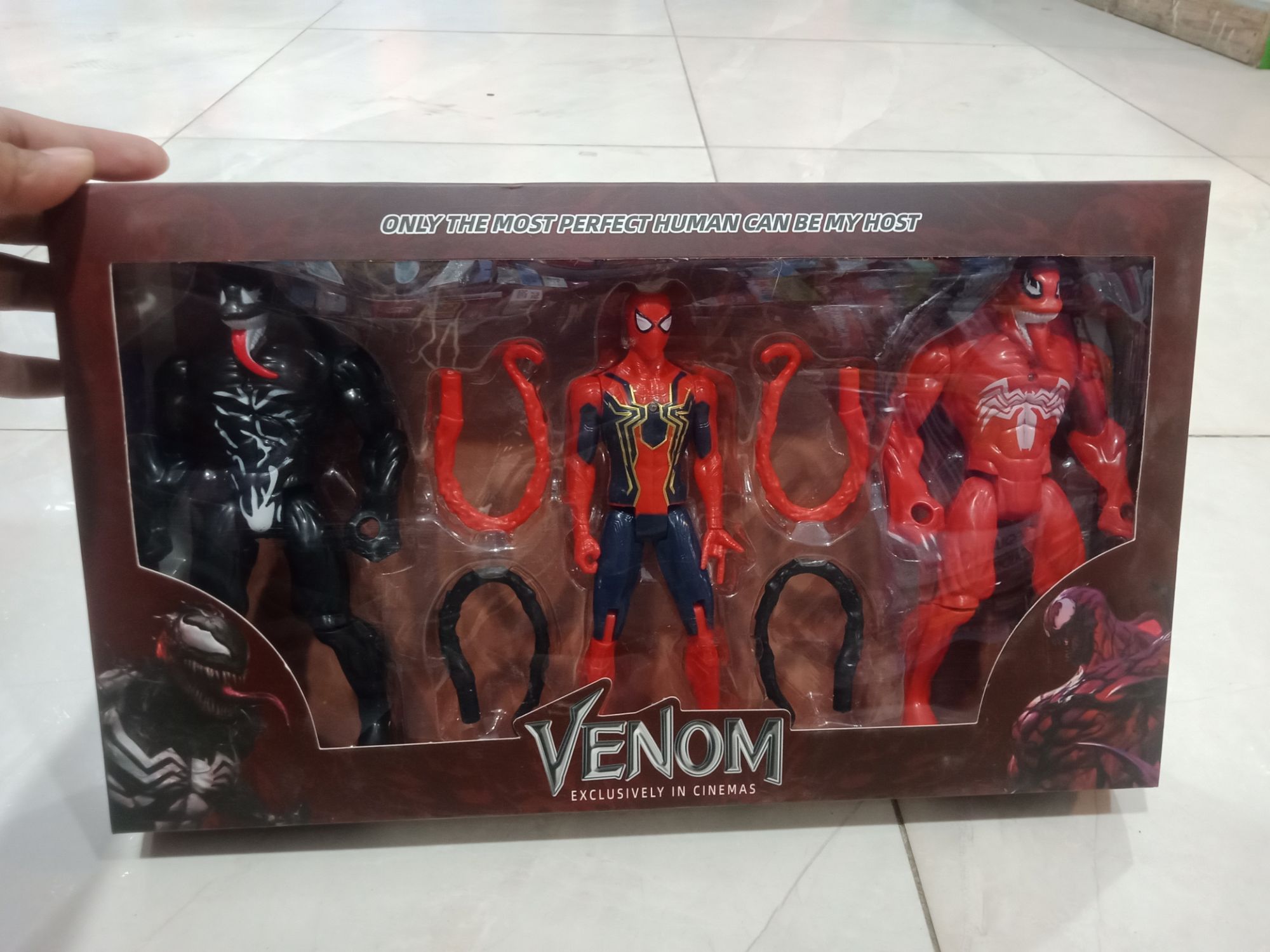 Marvel Legends Venom Action Figure 3 PC Toy Set Daraz.pk