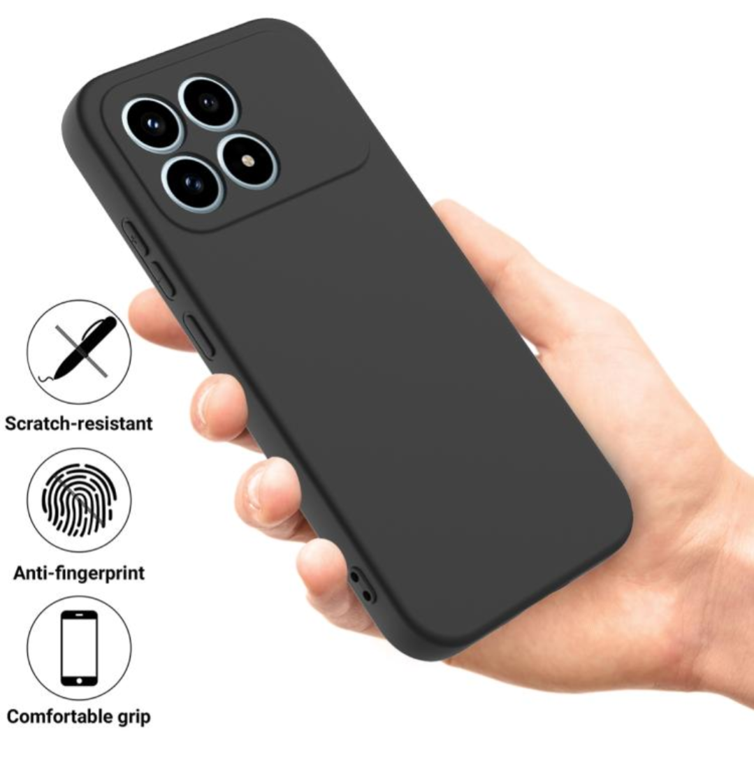 Xiaomi Redmi K90 Cover Soft TPU Slim Smooth Flexible Protective Phone Cover -  Black Matte