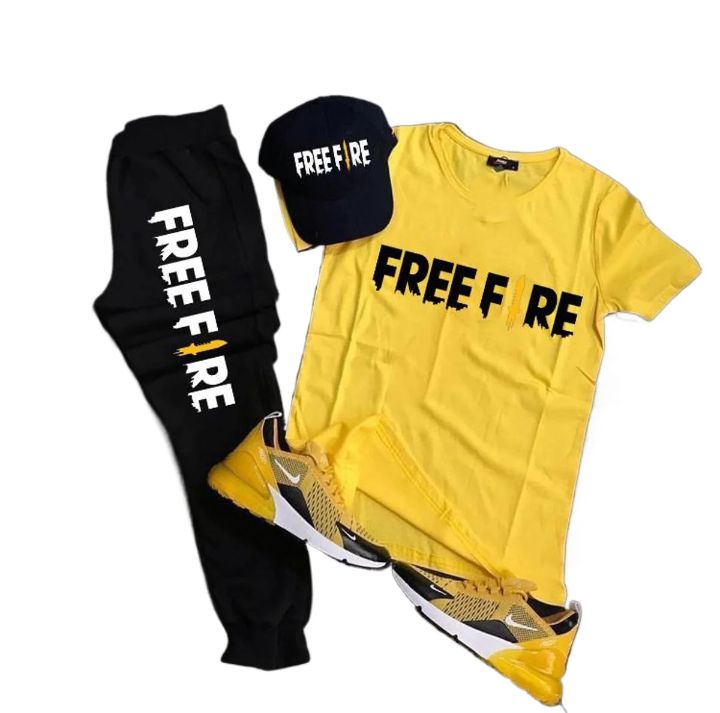 New Printed Tshirt + Trouser For Boys & Men - Summer Wear Tracksuit For Men & Boys