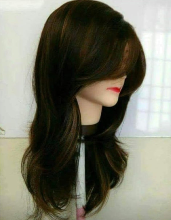 Full head wig Brown
