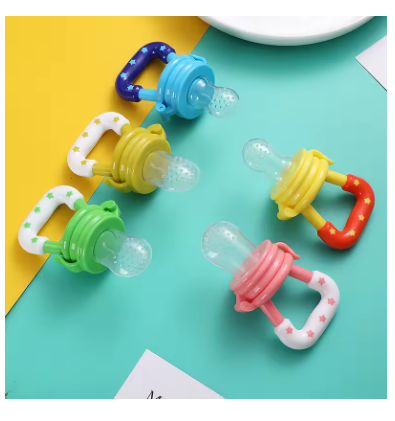 Baby Fruit Feeder Pacifier -Fresh Food Feeder-Silicone Teething Toy-Silicone Pouches for Toddlers & Kids