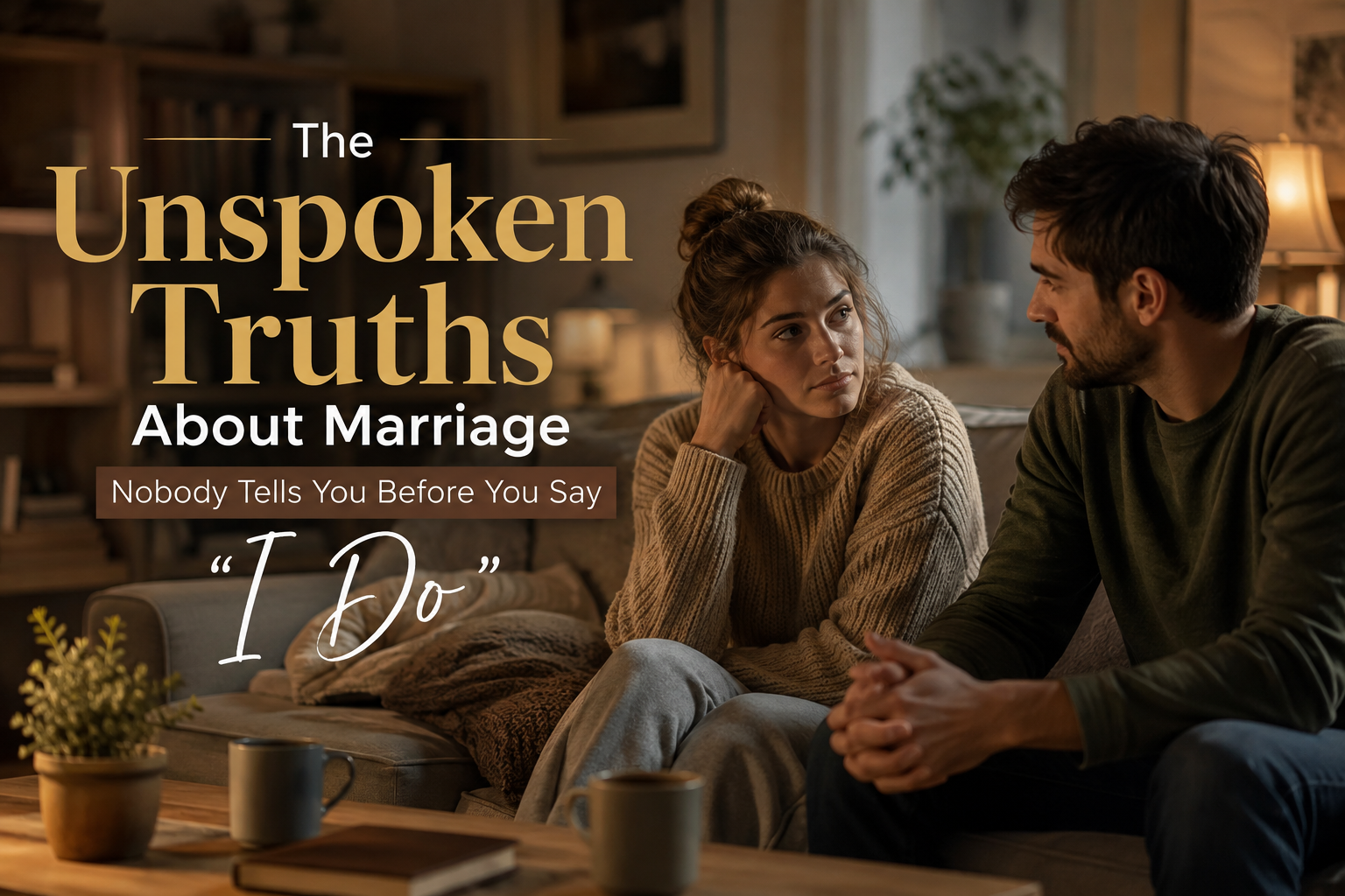 The Unspoken Truths About Marriage - Couple having an honest conversation
