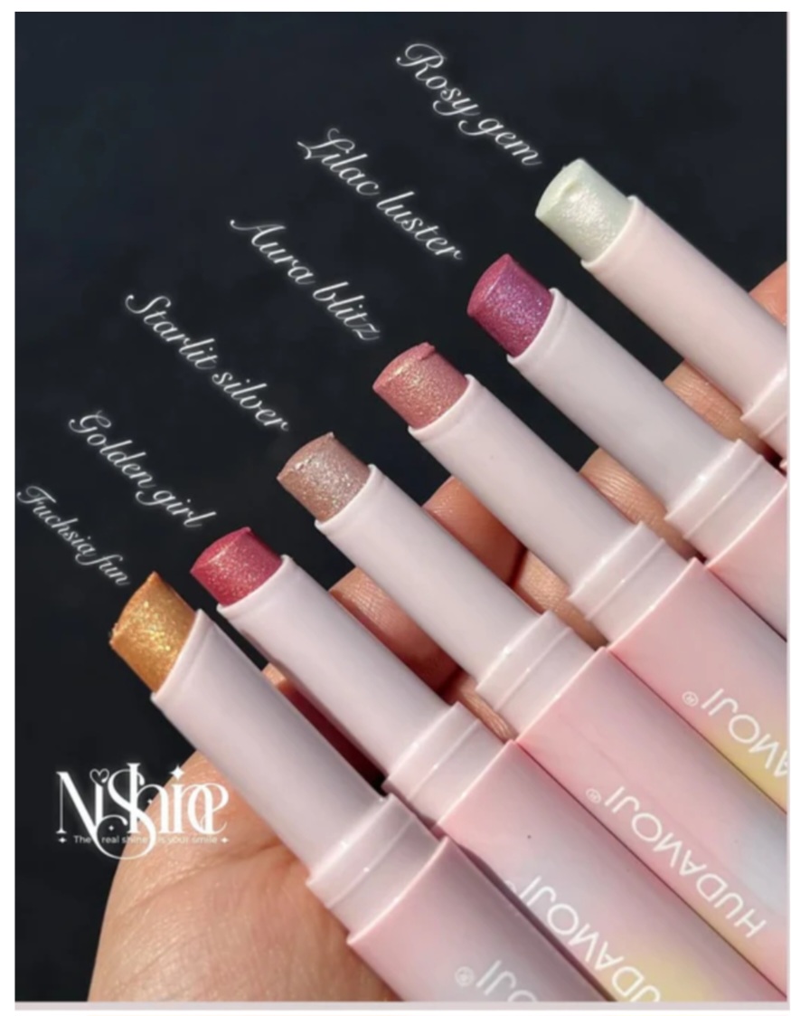 Glitter Jelly Eyeshadow Sticks, AvailAble in A set Of six 6 shades