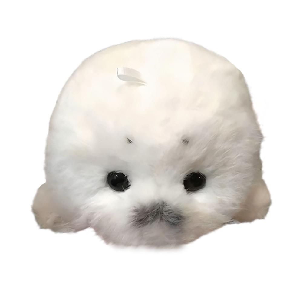 Mini Seal Plush Toy Soft Kawaii Seal Plush Animal Pendant Keychain Car Ornaments Fashion Stuffed Doll Keyring Accessories