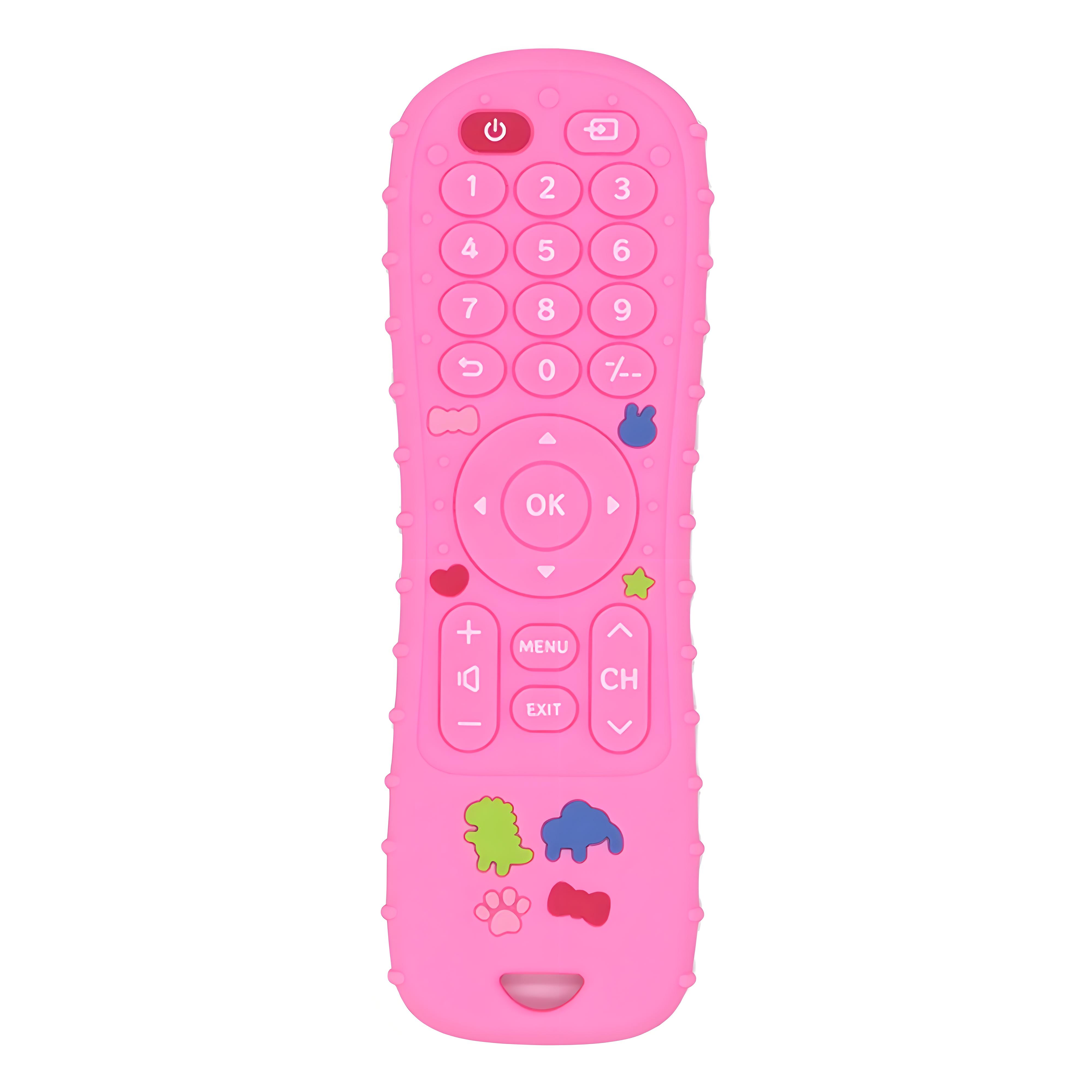 Soft Silicone Teether in Remote Control Shape Ideal Soft Teething Toy for Babies Perfect Children's Holiday 