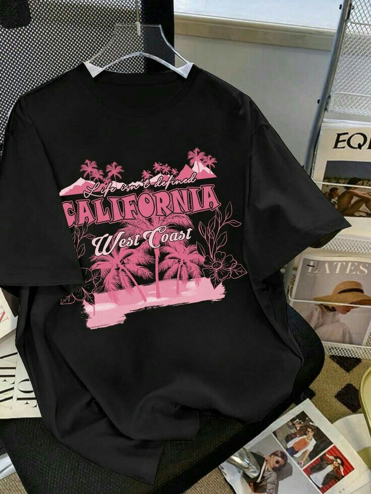 half sleeve black for women's washible print