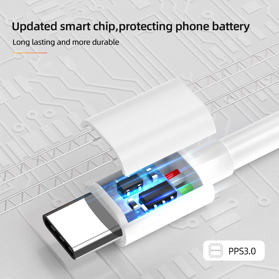 Turbo Charge 6A 33W Type-C Cable – Fast Charging USB-C Data Cable
