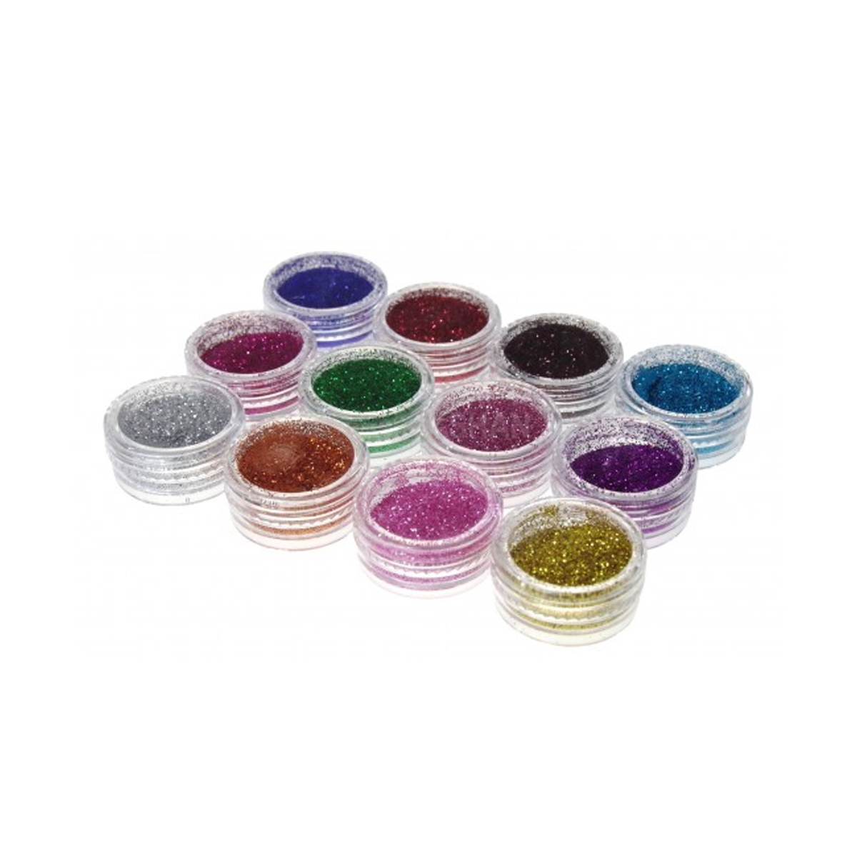 3 Pcs Silver Black and Golden Color Dust Glitter Powder Eyeshadow Makeup Palette - Loose Pigment Sparkling Dusty Eye Shadow - Shiny Shimmer Eyeshade Nail Art Eye Shade Kit