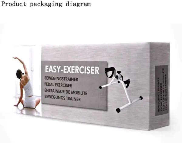 FONEstop - Home Gym Equipment - Mini Exercise Bike Pedal Exerciser with Digital Monitor Under Desk Fitness Cycle for Arms & Legs Rehab - Perfect For Home Exercise Gym Accessories