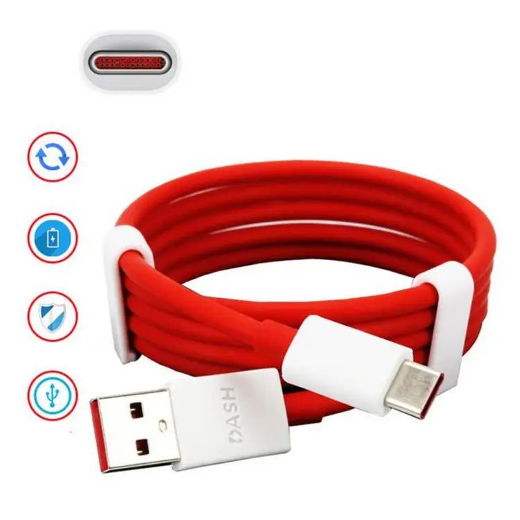 100% Original OnePlus 6A Warp Charging Data Cable | USB To Type-C Cable - Fast Charging Compatible With All Smartphone Devices price in Pakistan
