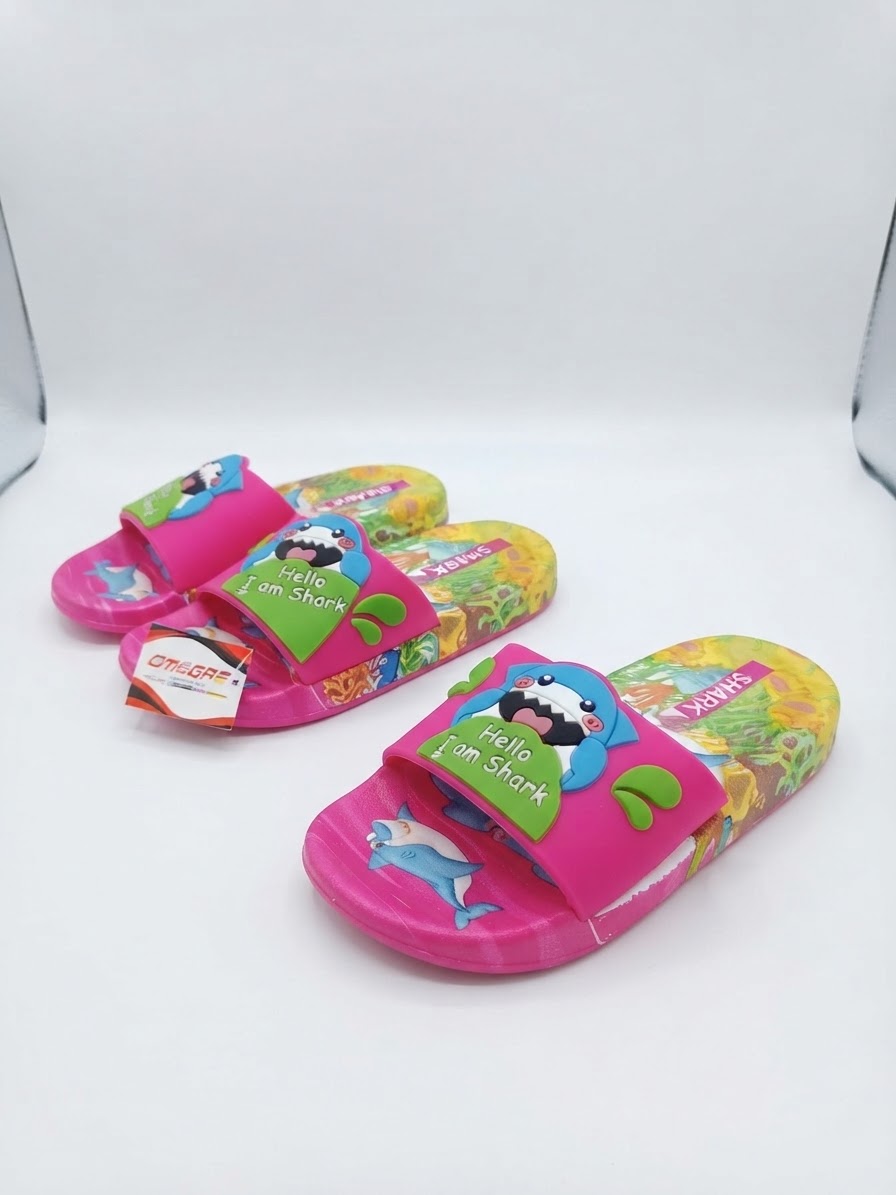 shark slippers for boys & girls