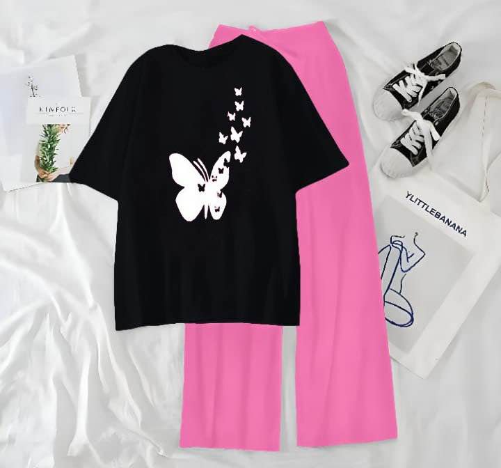 Butterfly Printed  Lounge Wear Nightwear Sleepwear  flapper Trouser For Women By ks online