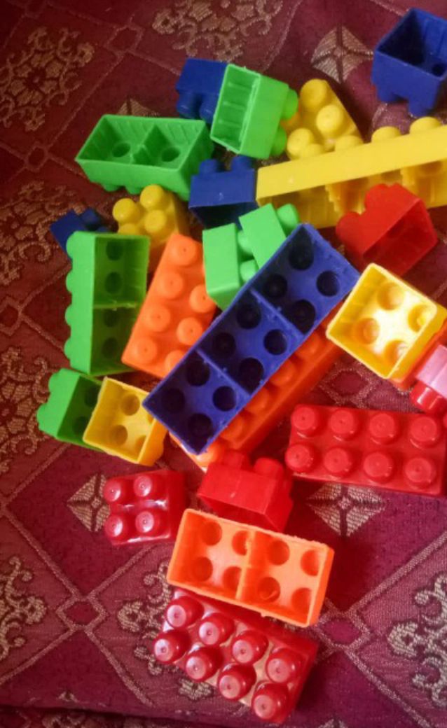 RAFA SHOP Building Blocks Learning Toy for 3 Plus Age Kids in Multicolor