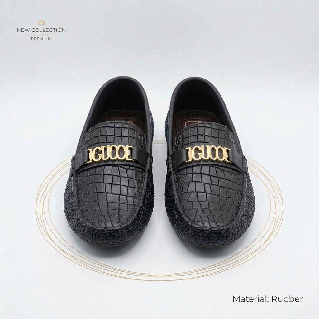 Crocodile Texture Mocassions & Loafers for Mens Stylish Winter Rubber Mens Casual Loafers Shoes