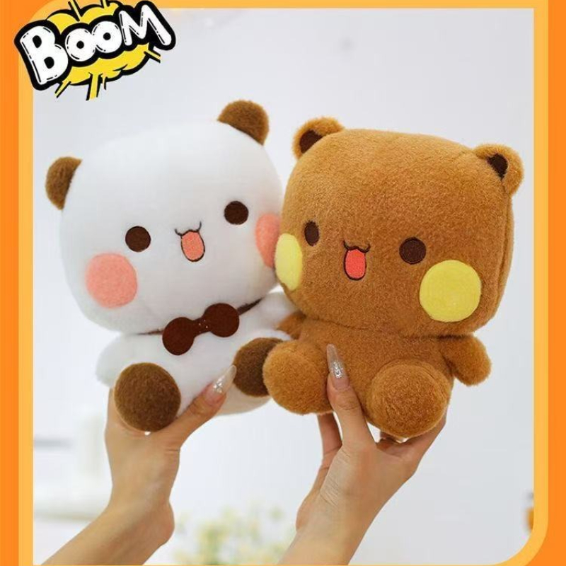 Cute Bubu Dudu Plush Toys Yier Panda Bear Stuffed Dolls Kawaii Animal Plushies Soft Toy Sleeping Dolls Home Bed Car Decorations