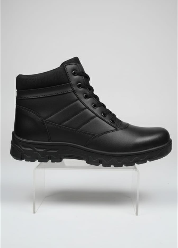 SWAT Hiking MILITARY style LONG SHOES , POLIC LONG SHOES , CAMAL SWAT LONG SHOES, TACTICAL BOOT STRONG WINTER SHOES ANKLE SHOE ARMY STYLE BLACK FOR POLIC MEN AND WOMEN