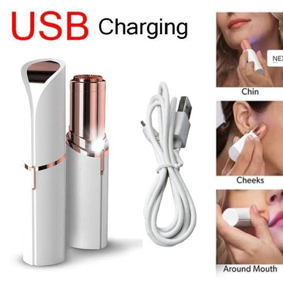 Hair Remover, Hair Removal Electric Trimmer - High Quality Pocket Sized Facial Hair Removal Machine, Epilator For Upper Lips, Lipstick Shape Razor, Eyebrow Shaver, Hair Trimmer For Women - Smooth Skin Hair Remover