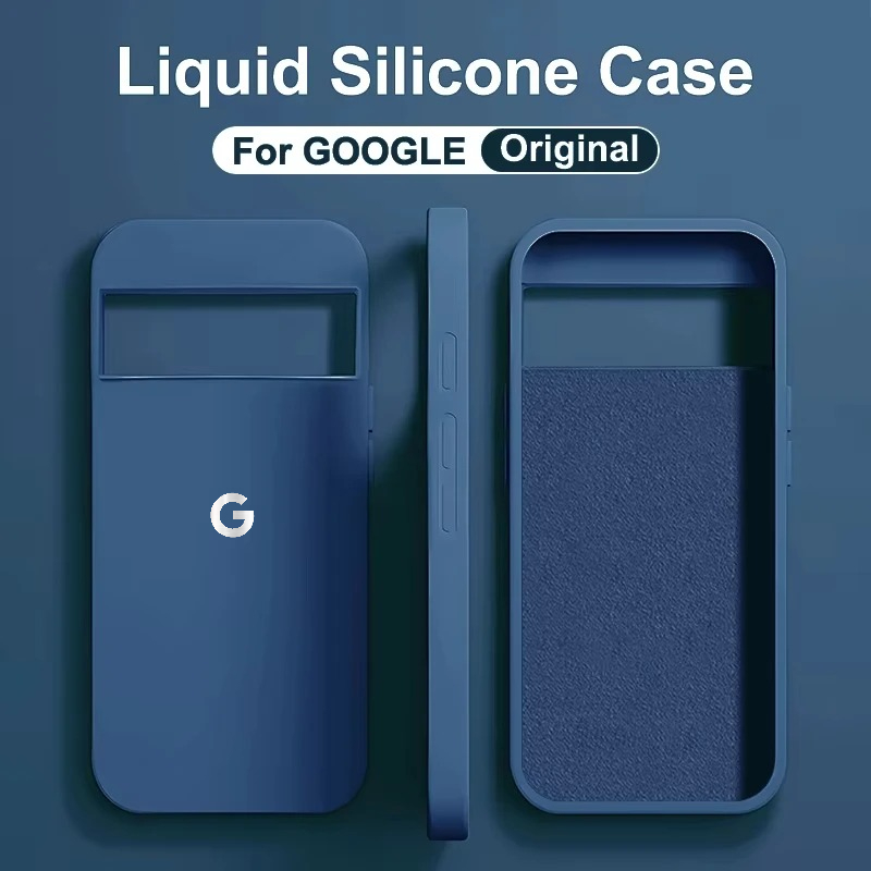 High Quality Liquid Silicone Phone Case for Original Google Pixel 10 9 Pro XL 8 7 6 A Shockproof Protection Back Cover Pixel 10