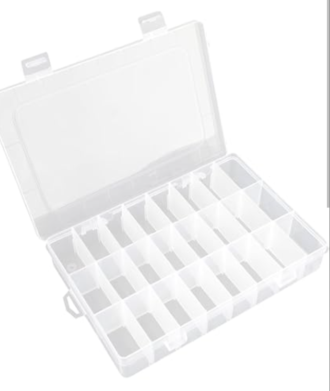 36 Grid Compartment Plastic Storage Organizer Box | Beads box | Beads, Jewelry, Screws & Accessories Storage
