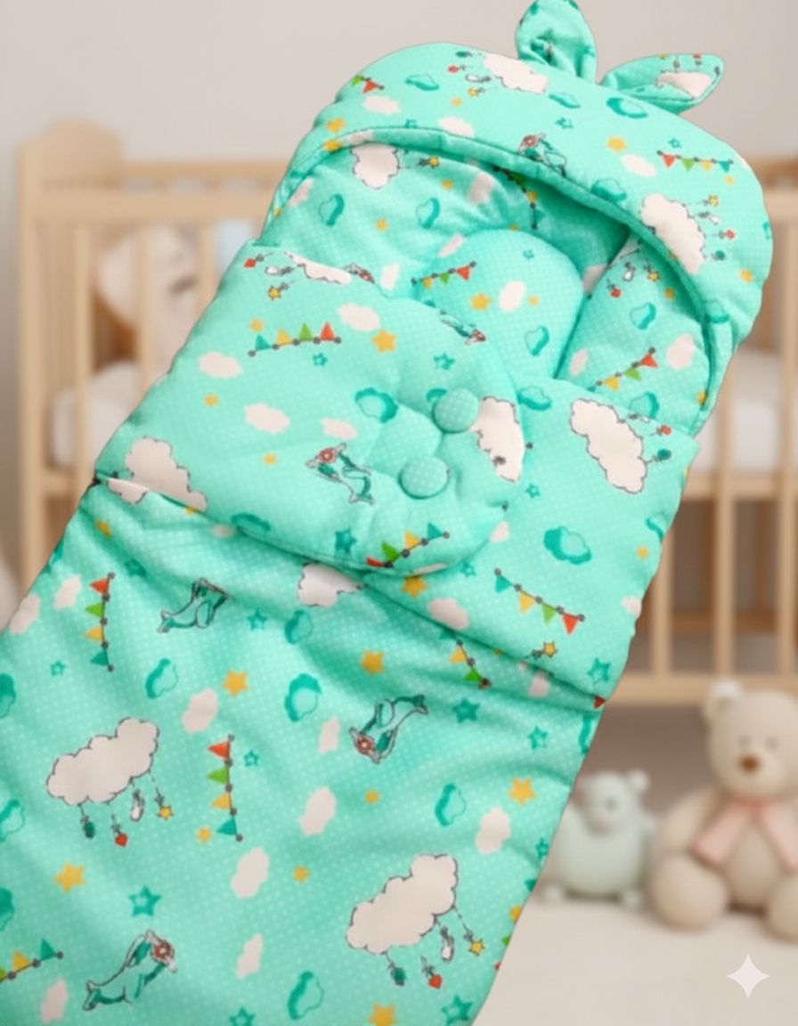 Newborn Baby Swaddle Blanket – Premium Quality Soft Swaddle Wrap for Newborns | Random Colours & Designs | Baby Sleeping Wrap