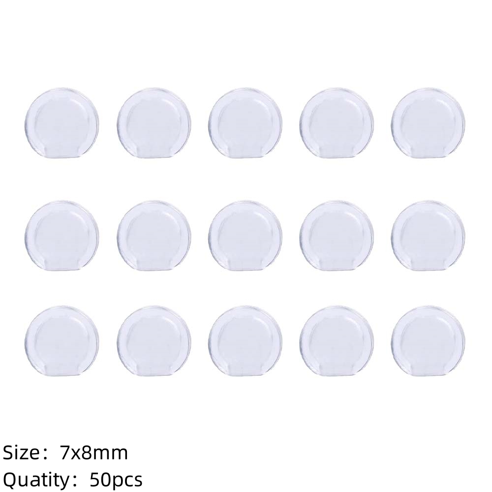 50pcs Earring Clip Backs Converters Pierced Clip-on Earring Converter Components Findings for DIY None Pierced Ears Jewelry