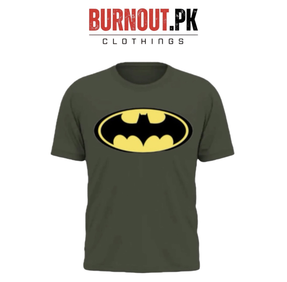 BURNOUT.PK NEW TRENDY SUMMER COLLECTION BATMAN PRINTED TSHIRTS FOR MENS AND WOMENS