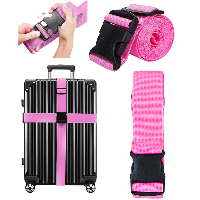 NEW Straight Shaped Luggage Straps for Suitcase,Luggage Belt with Adjustable Release Buckle Travel Accessory,Easily Identified