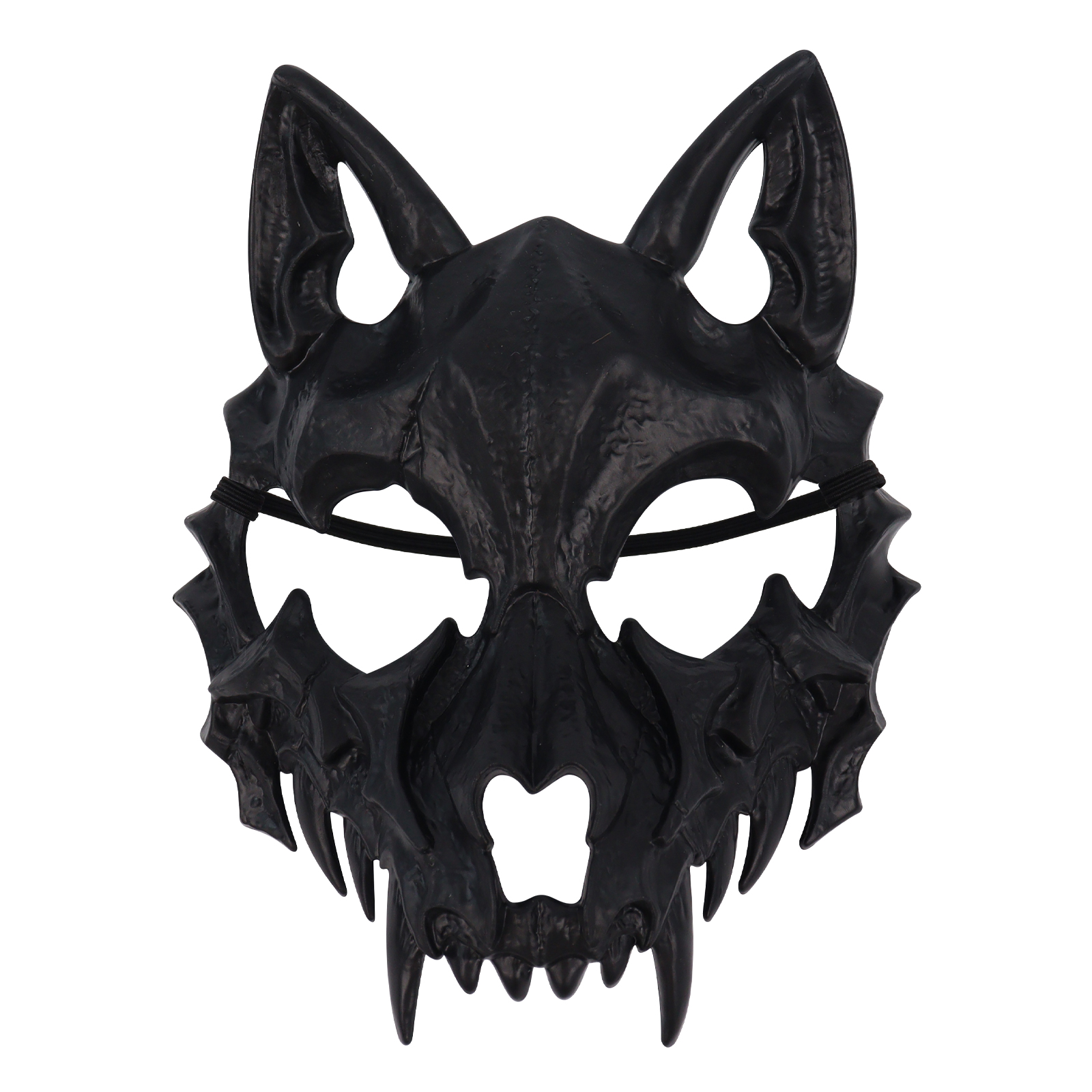 Scary Animal Half Face Mask Costume Cosplay Accessory for Halloween Masquerade Carnival Party