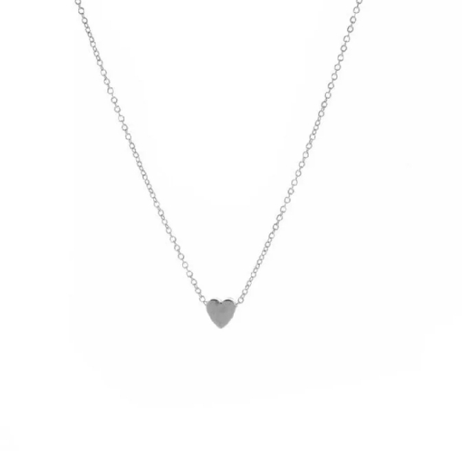 Minimalist Heart Shape Clavicle Necklace for Women – Elegant Gold Color Pendant Chain | Fashion Jewelry Gift for Girls