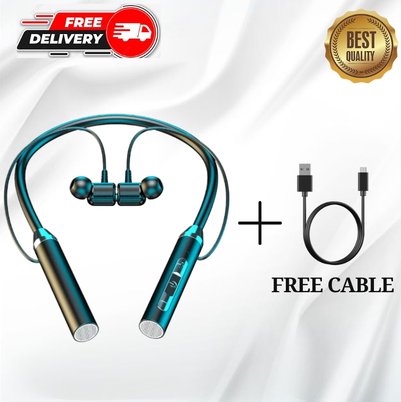 Super Sound Neckband_Best Sports Neckband_water Resistance_ HEO5 Neckbands_Lenovo Neckband_ Long Lasting battery timing_Hifi Stereo Sounds quality with Heavy Bass_ Neckband Headset