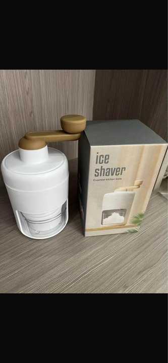 Manual Ice Shaver Machine | Portable Ice Crusher | Snow Cone Maker | Hand Crank Ice Shaving Machine | Ice Crusher for Home & Kitchen