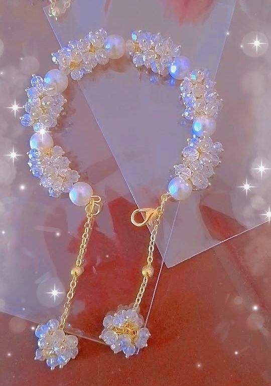 Trending Gajra Bracelet | Cristal Beads Gajra Bracelet| Gajra Bracelet For Girls| Pearls Gajra Bracelet| Viral Gajra Bracelet