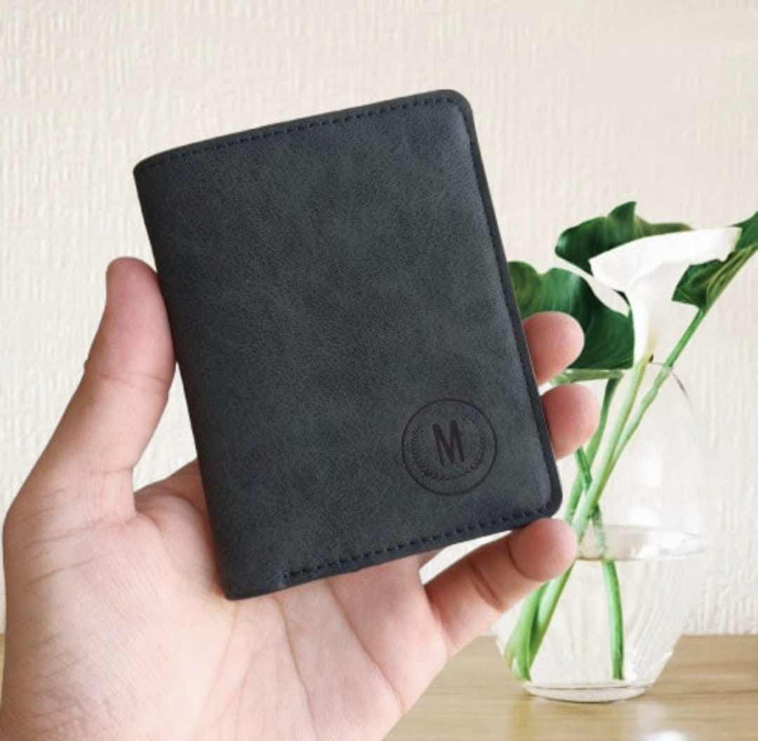 M Brand Very High Quality Decent Size Wallet For Mens
